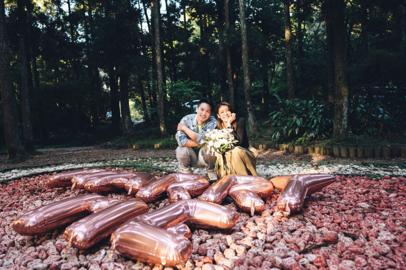 名模藝人趙孟姿招架不住許孟哲浪漫求婚 點頭say yes